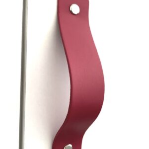 Leren handgrepen Fuchsia Roze